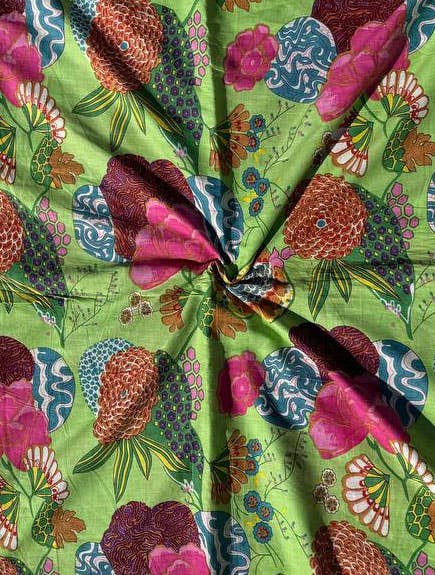 bhavnas boutique - Wholesale Fabric Paint - Tropicana Printed Fabric Pillow Cushion Fabric Cotton Fabric3