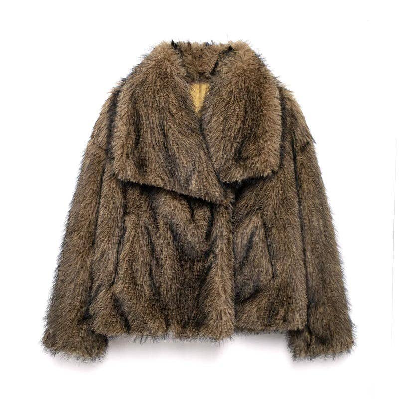 safistyle - Wholesale Jas - Dames - Kort Nepbontjack #224