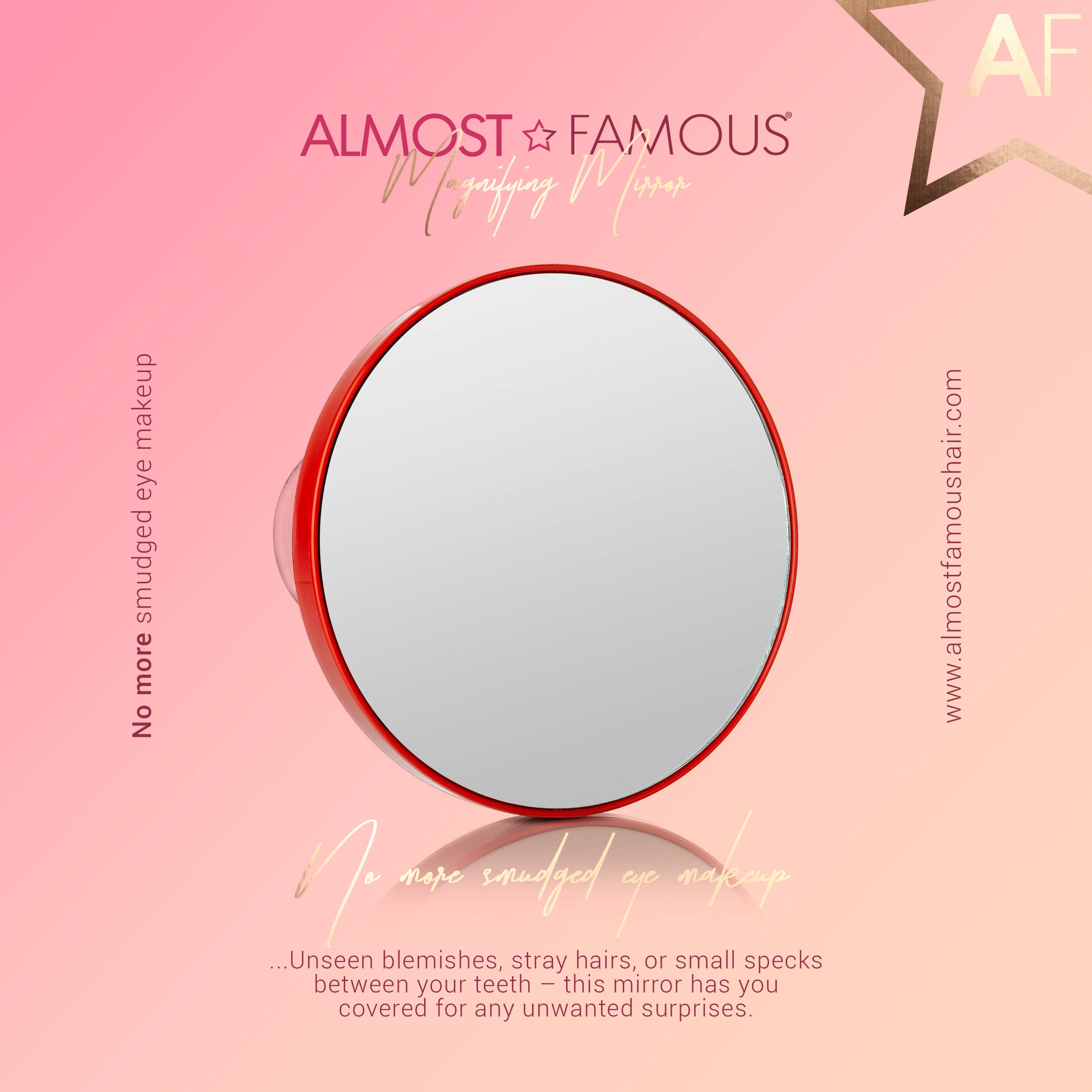 Almost Famous - Venta al por mayor Espejo de tocador - Espejo de Aumento 15X con Bloqueo de Succión11