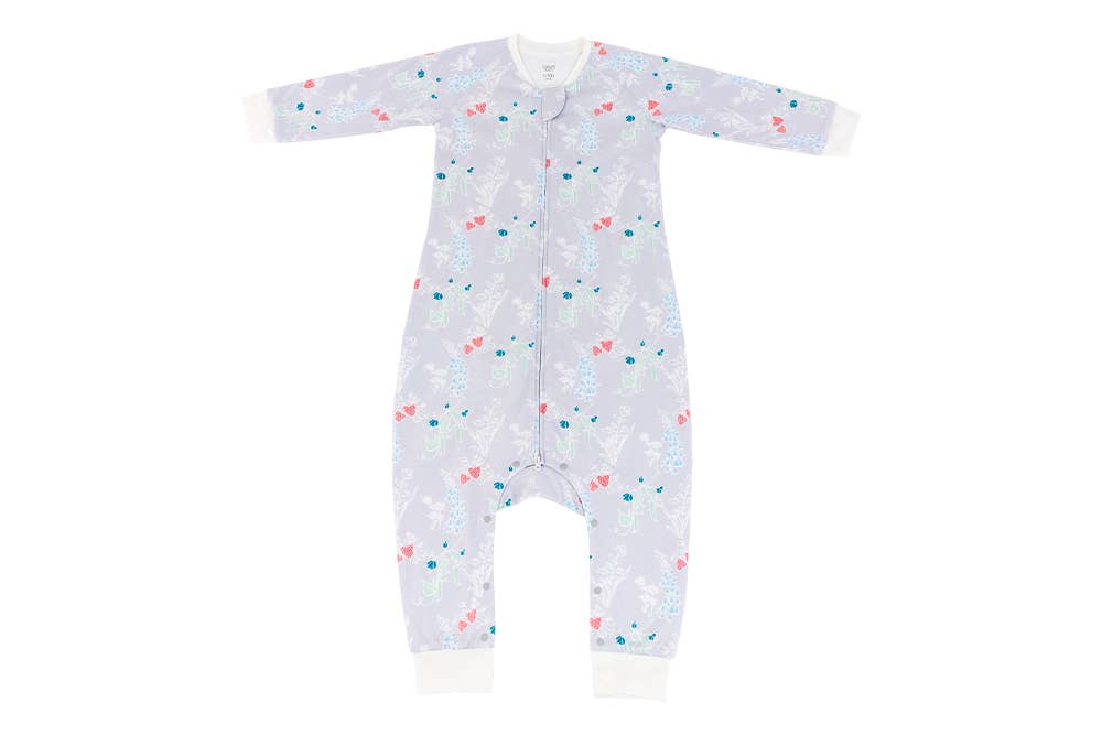 Nest Designs - Wholesale Sleepsuit - Baby - 1.0 TOG Organic Long Sleeve Sleep Suit - Garden Bounty0