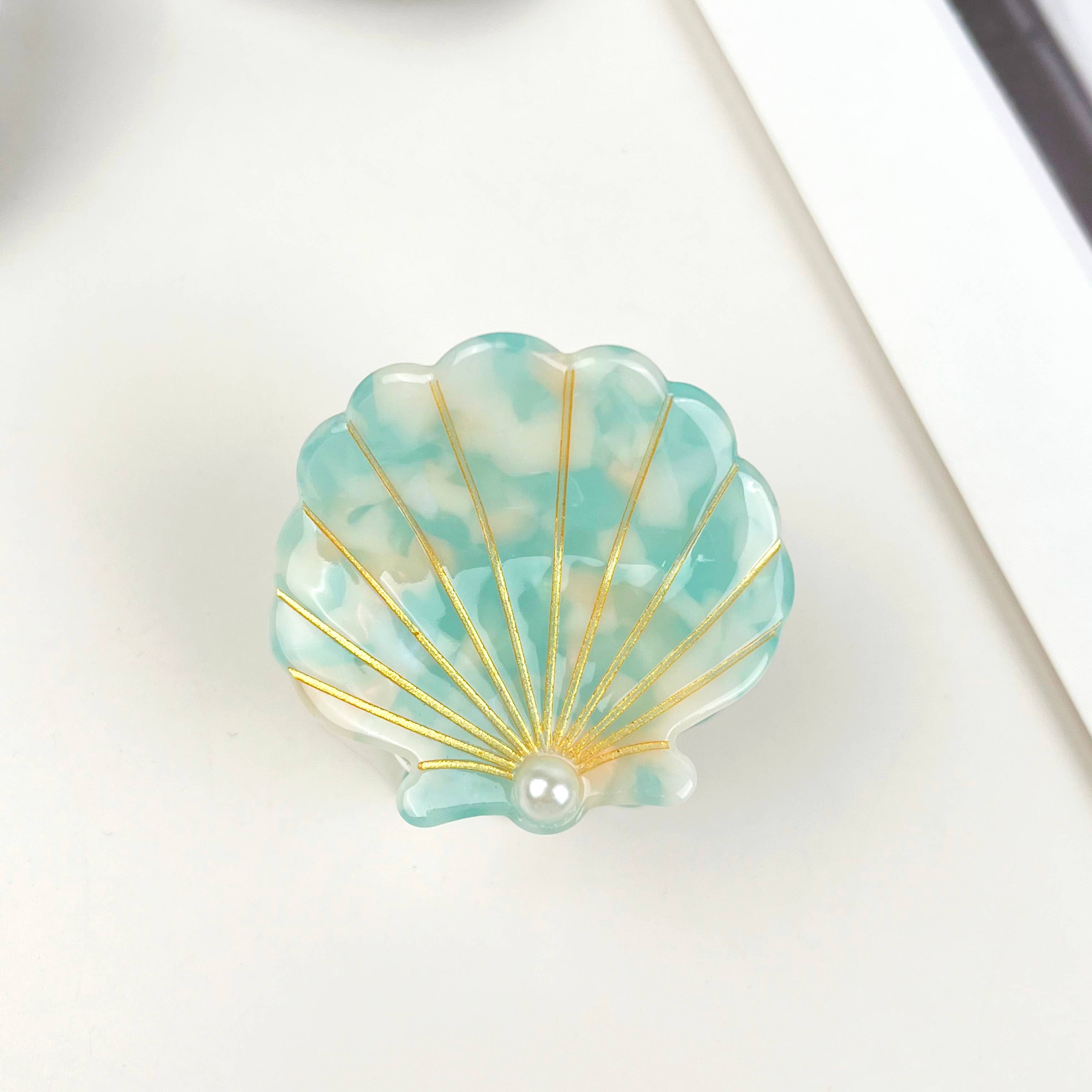 mildstyles - Vendita all'ingrosso Fermaglio per capelli - Donna - Fermaglio per capelli con perle e conchiglia0