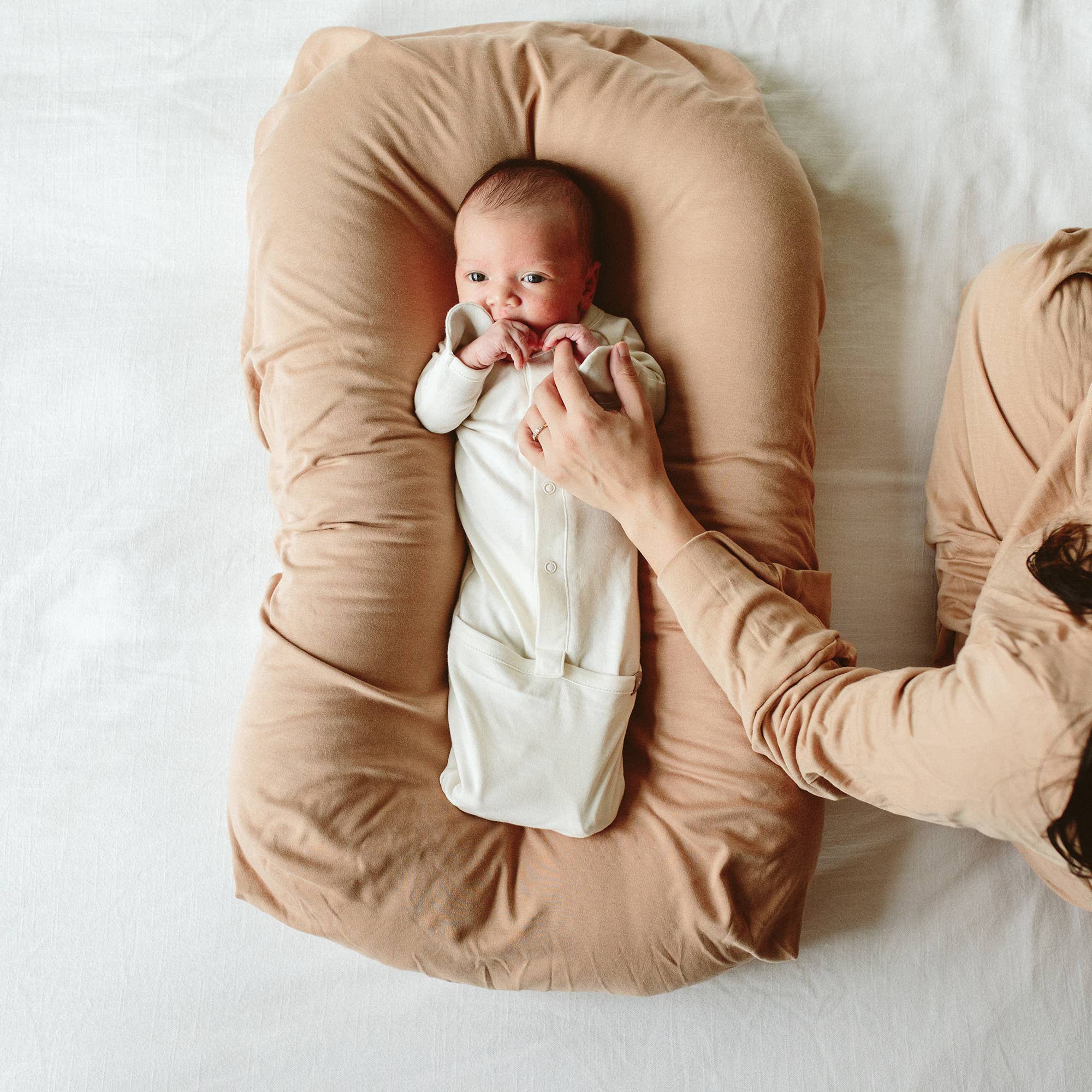 goumikids – wholesale Baby gown – Baby – 24 Hour Convertible Sleeper Baby Gown - Cloud11