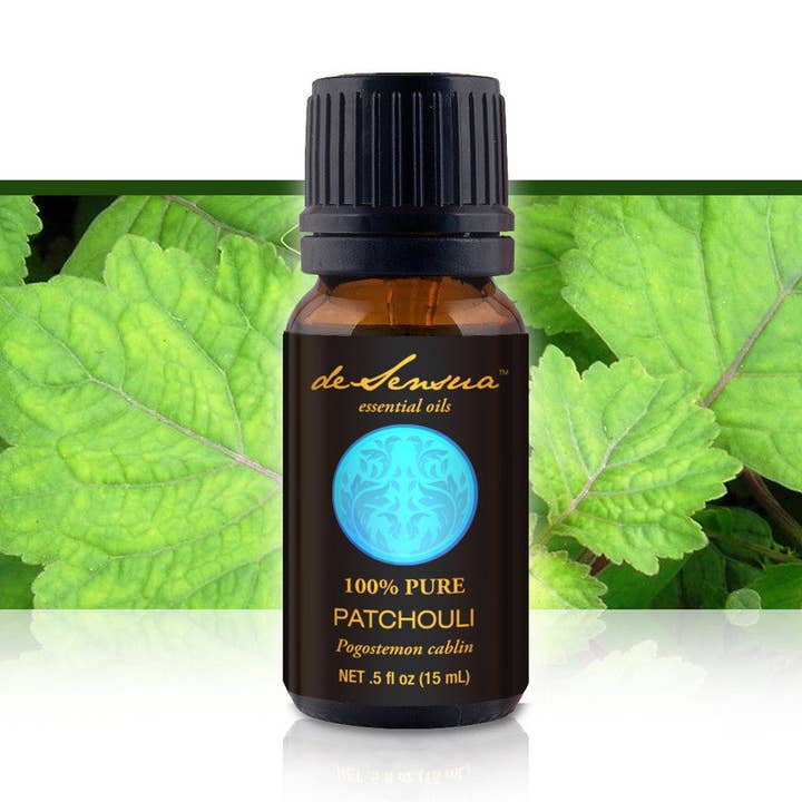 PATCHOULI ESSENTIAL OIL - of 100% Proven Purity - Most Popular for Mood Enhancer and Relaxation for wholesale by deSensua Oils