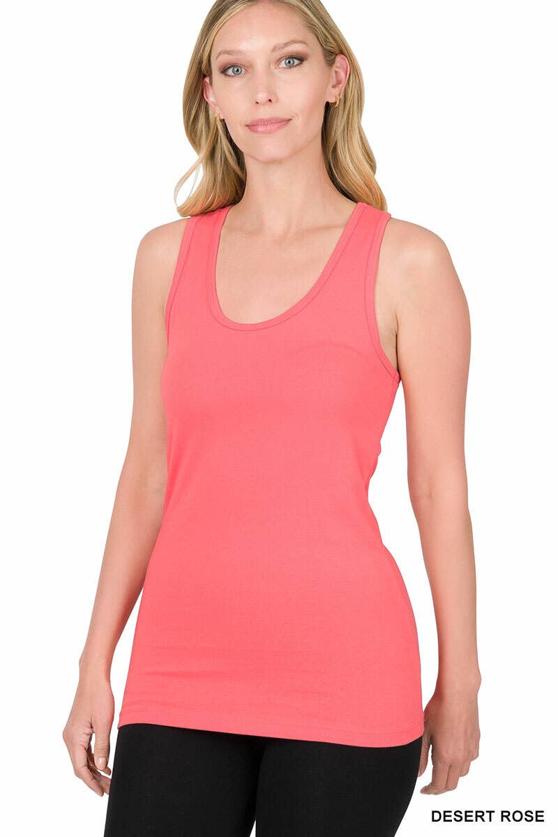 42POPS - Wholesale Tank Top - Women's - `.Cotton Jersey Basic Tank18
