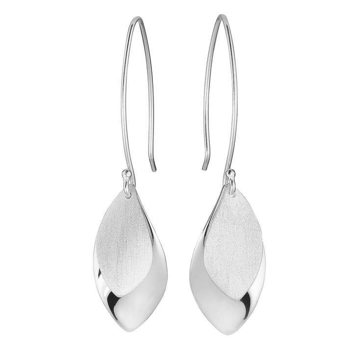 Silver Olive Leaf Earrings for wholesale by Berg & Blume Jewellery