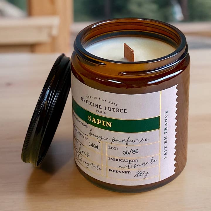 Officine Lutèce - Wholesale Jar/Filled Candle - Scented Candle Pine - 200g0