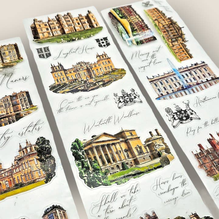 CoraCreaCrafts - Wholesale Washi Tape - English Estates Transparent Tape (XL)5