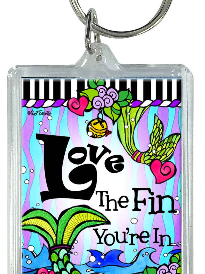 Love the Fin You 're In (DIVAS) Portachiavi per la vendita all'ingrosso da parte di Suzy Toronto Wholesale