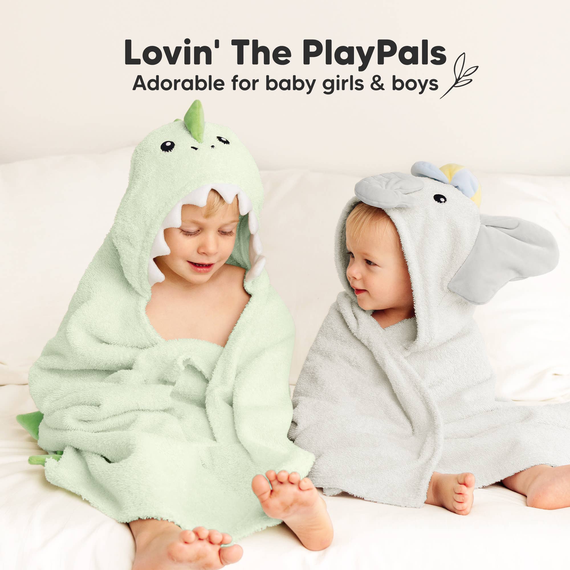 Ethan Playpals Hooded Baby Bath Towels for Newborn for wholesale on Faire8