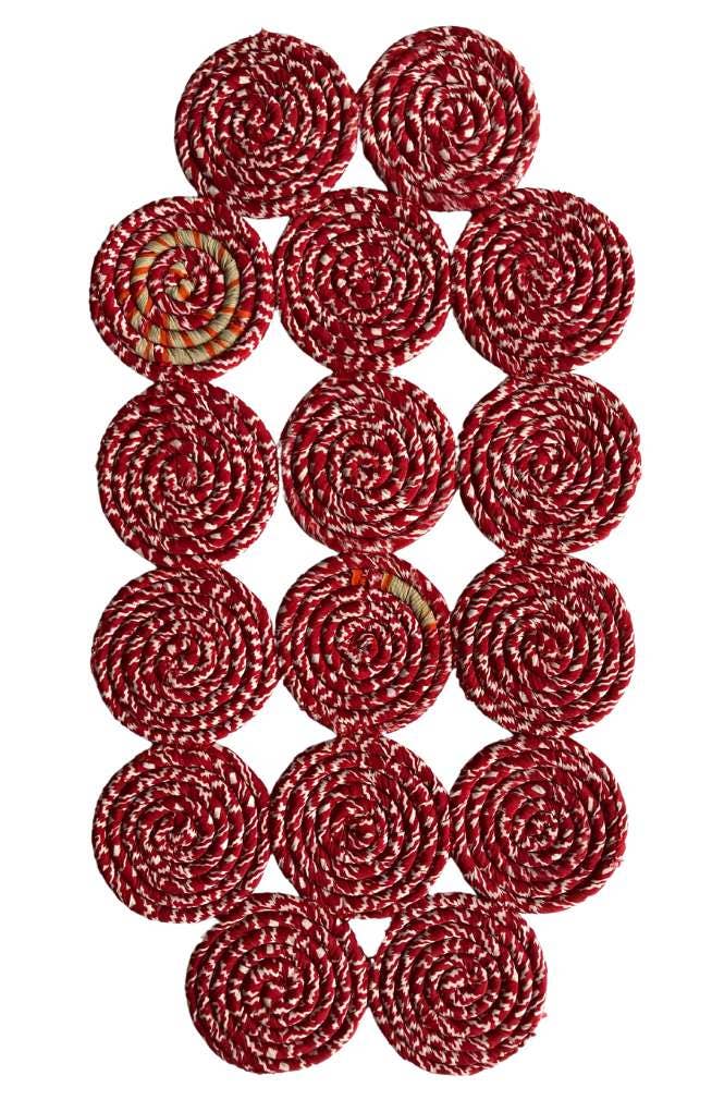 Ganesh Himal Trading – Engroshandel Bordskåner – Silkecoil Køkkenbordmåtte/Trivet4