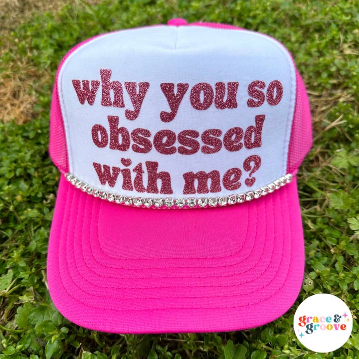Very Cherry - Wholesale Trucker Hat - Women's - Why You So Obsessed With Me Trucker