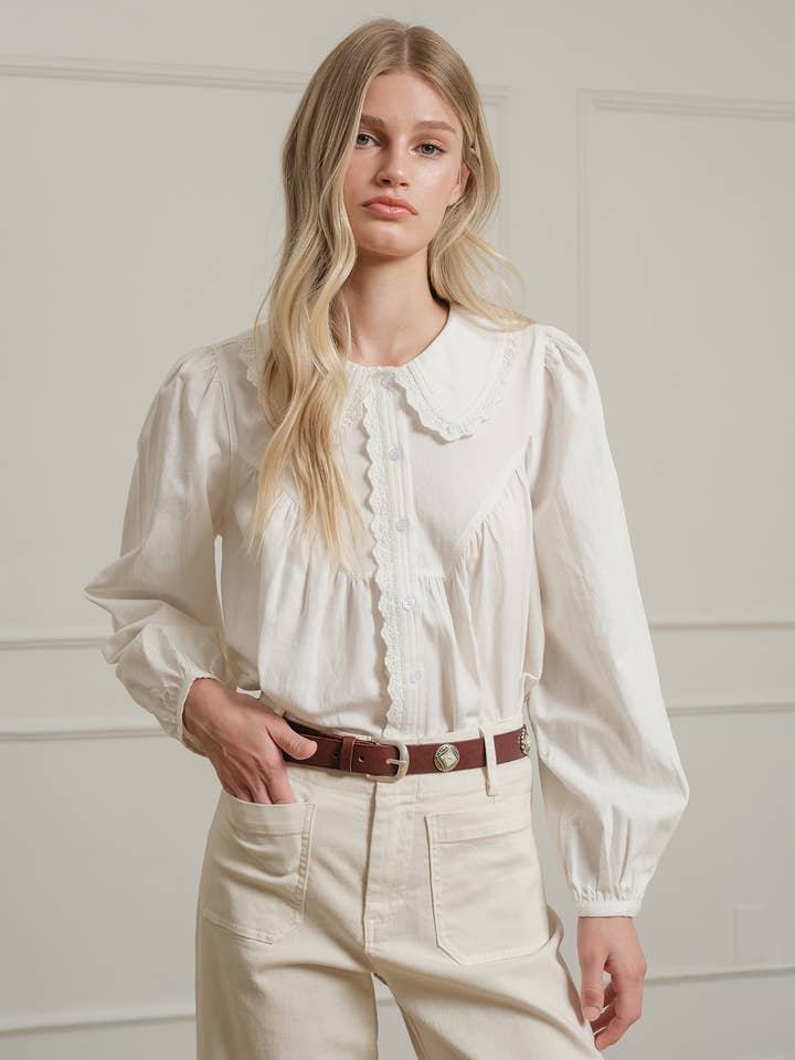 Blouse à col rond - RT1100 pour la vente par RAISONNEL