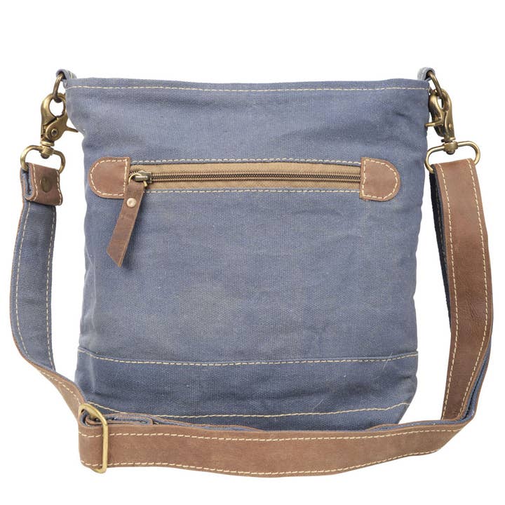 Benjamin International - Wholesale Shoulder Bag - Women's - Deer Print Canvas Shoulder Bag With Cowhide Pocket