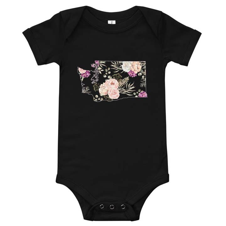 Ruthie Baby Bodysuit- Washington for wholesale by Etta and James Junction