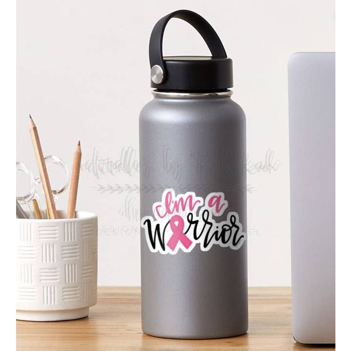 I'm A Warrior Sticker voor wholesale door Doodles By Rebekah