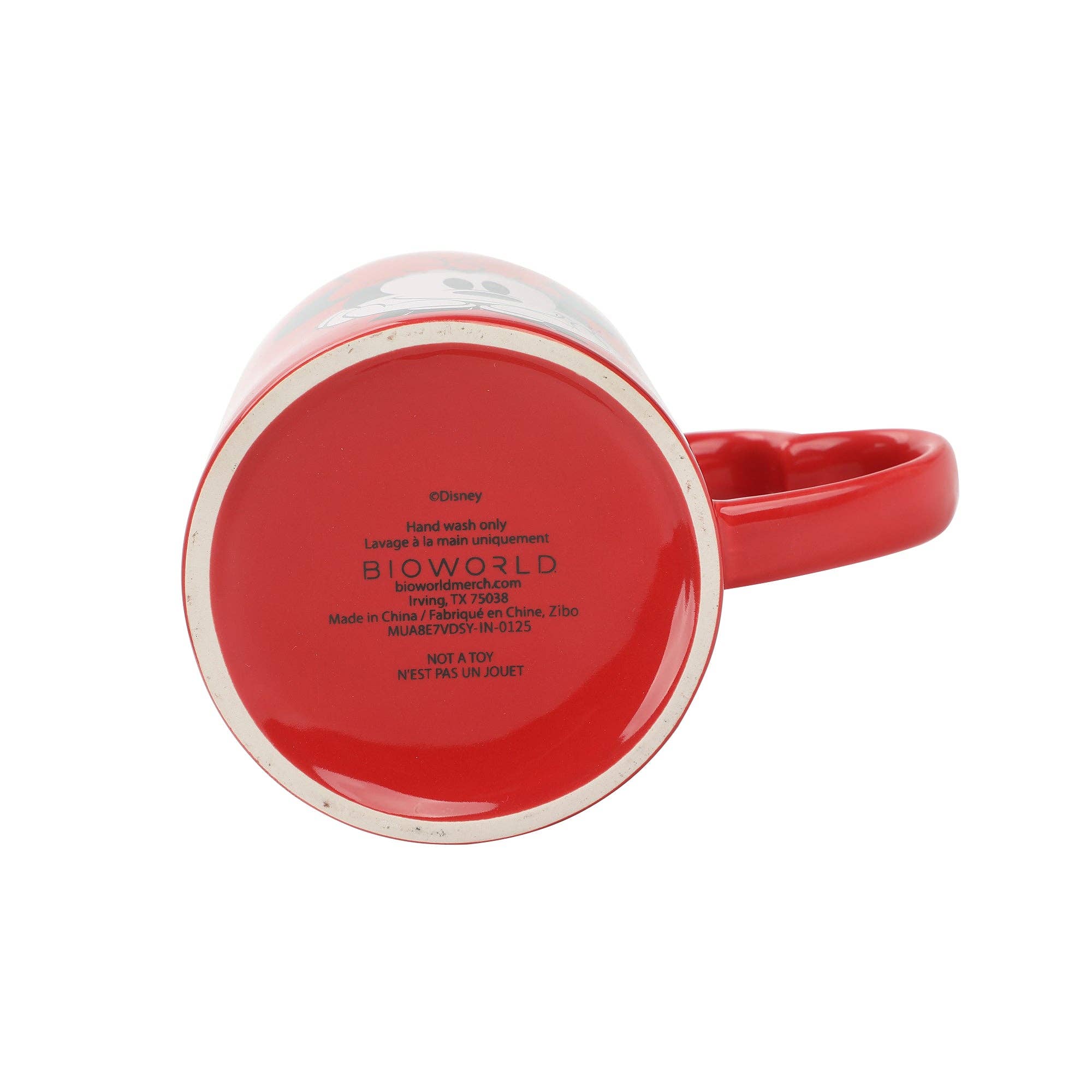 Bioworld Merchandising - Wholesale Coffee Mug - Disney Mickey Mouse Sculpted Handle 16 oz. Ceramic Mug5