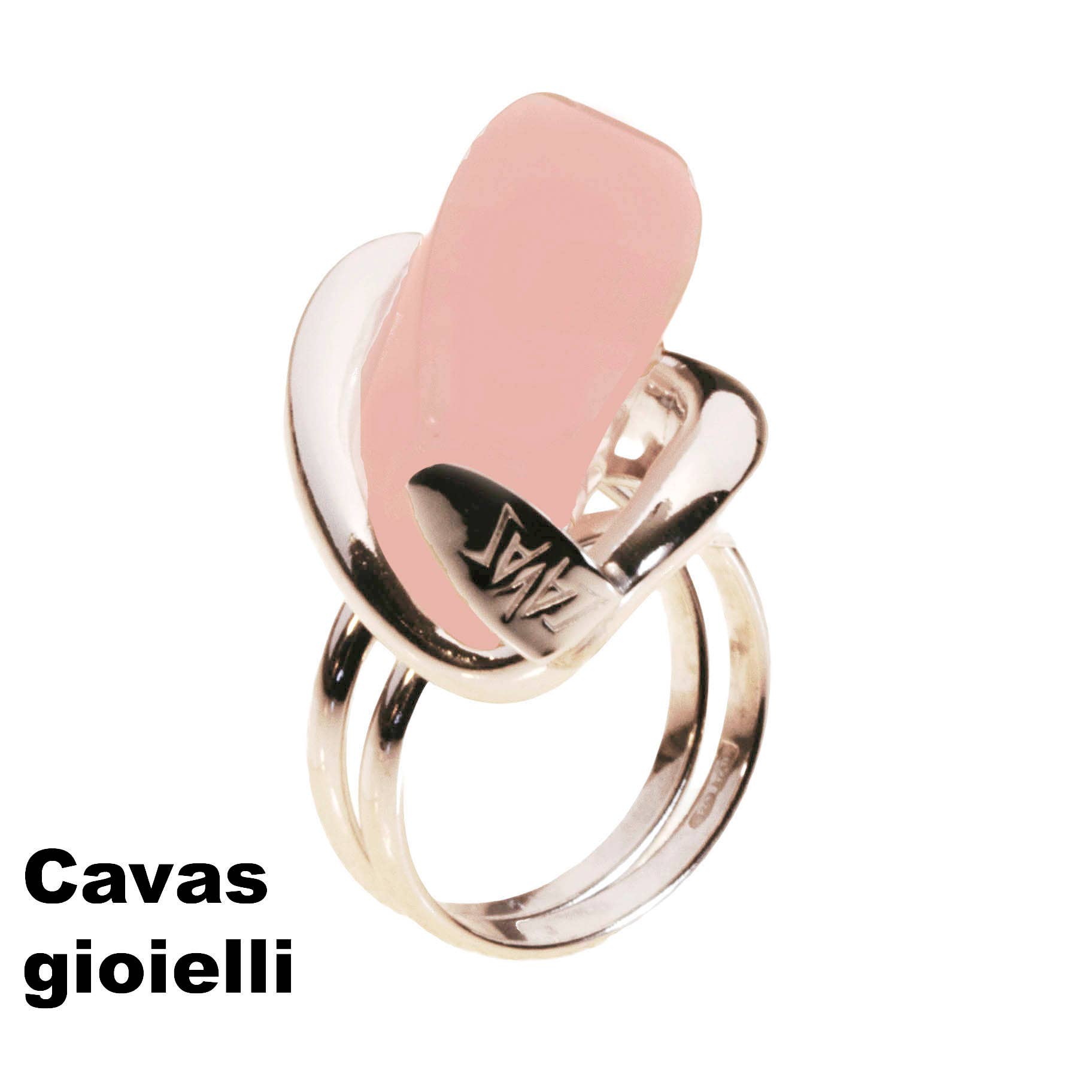 Cavas  gioielli – Großhandel Cocktail-/Statement-Ring – 925er Sterlingsilberring mit schwarzem Onyx-Stein2