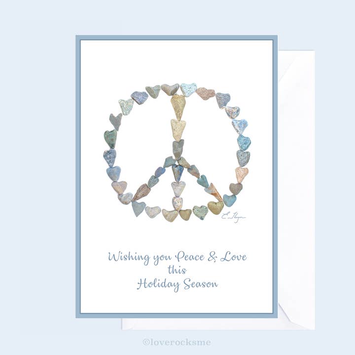 Helgdagskort | Önskar dig Fred & Kärlekskort för wholesale av Love Rocks Me®