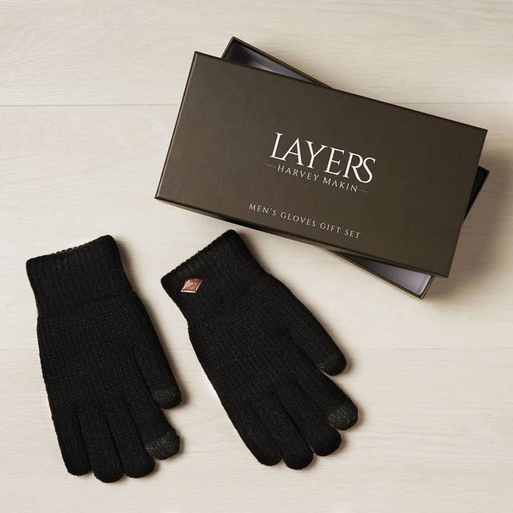 Harvey Makin Layers Handschoenenset - Zwart voor wholesale door WIDDOP and Co.