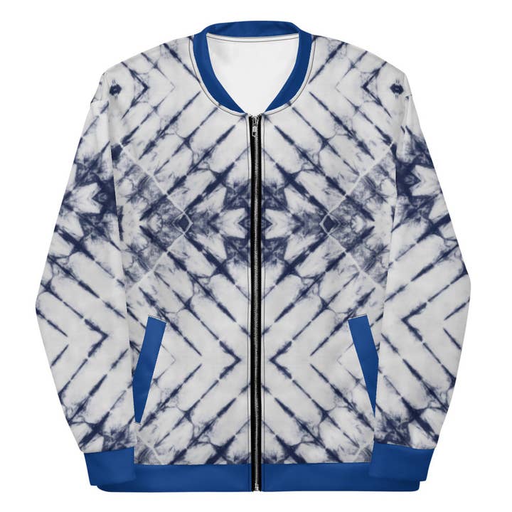 Tie dye Unisex Bomber Jacket for wholesale by Craftmerce Inc
