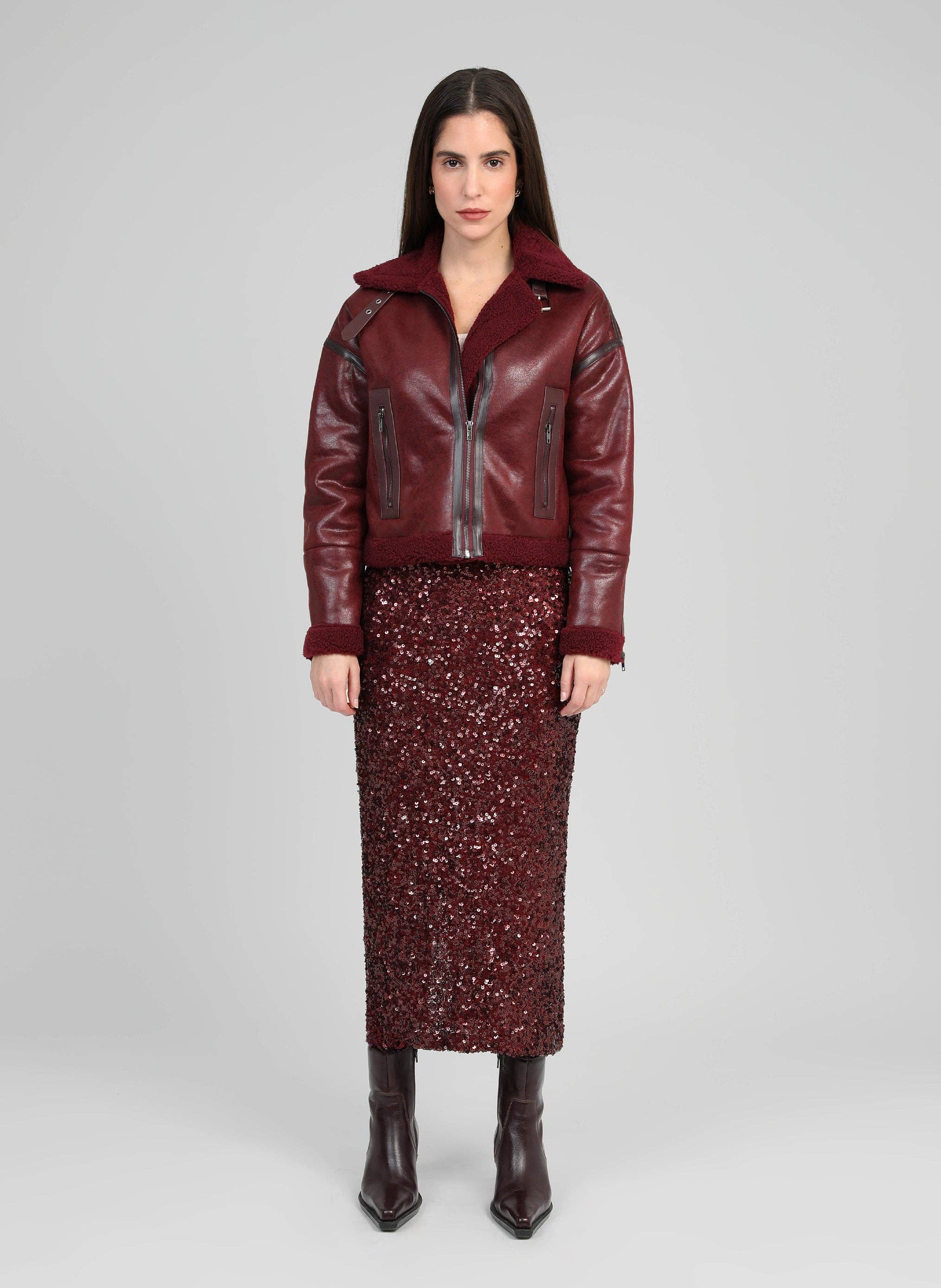 An'ge - Wholesale Jacket - Women's - CALLAO JACKET wine3