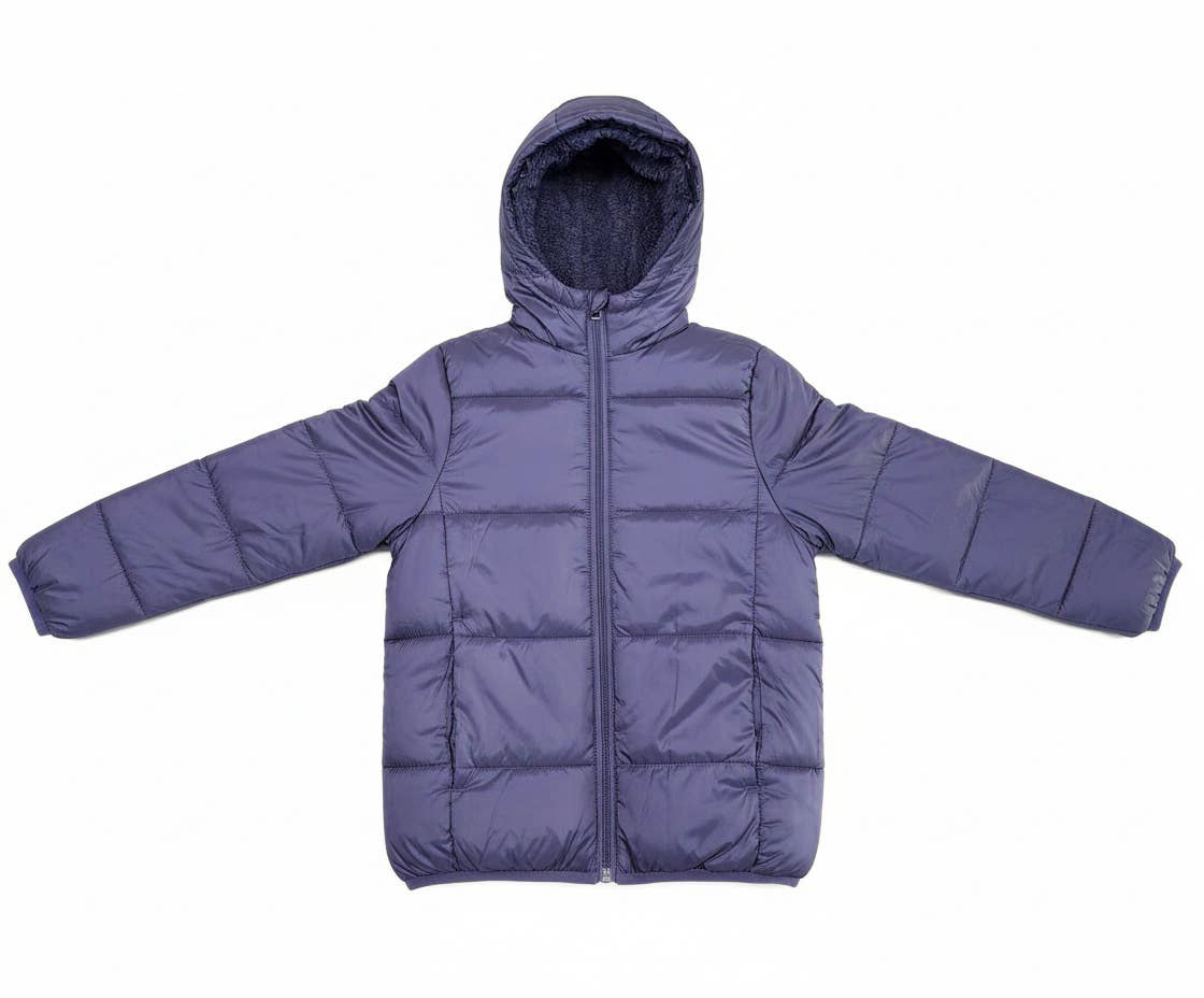 1826 - Vente Doudoune – enfant - Doudounes à capuche doublées en sherpa pour garçons 1826 tailles 4-209