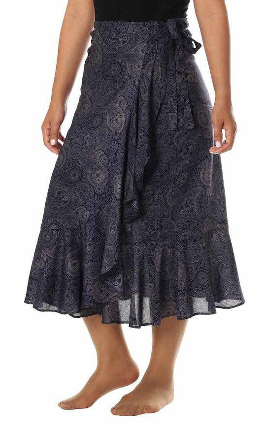 Studio 12 Collective (previously Ethnic Lanna) - Wholesale Skirt - Women's - Wrap Skirt Women's Printed Pattern - Thailand6