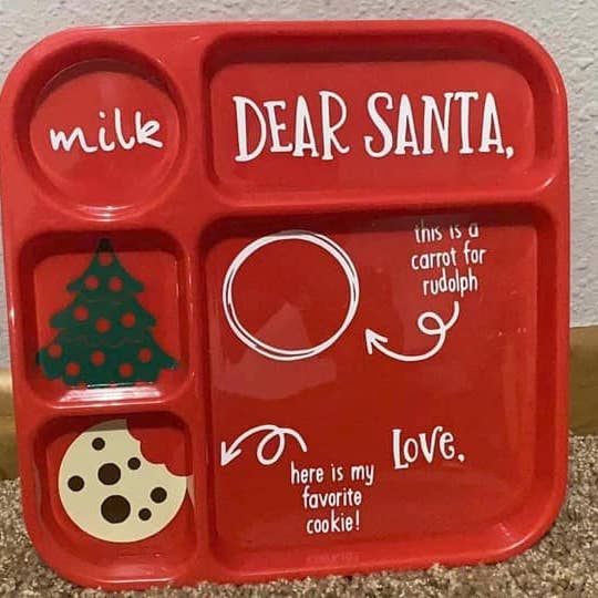 Santa Plate for wholesale by Cheyenne Customs