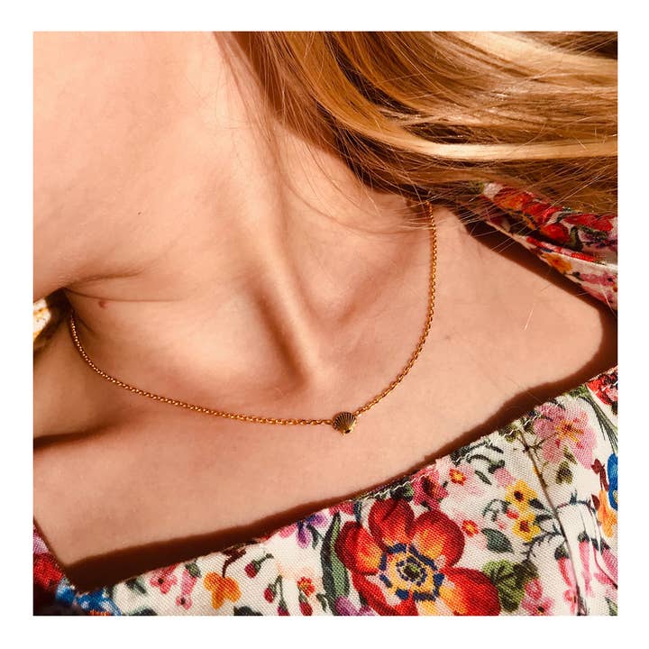 Adorabili - Wholesale Pendant/Charm Necklace - Short children's necklace gilded with fine gold – made in France2