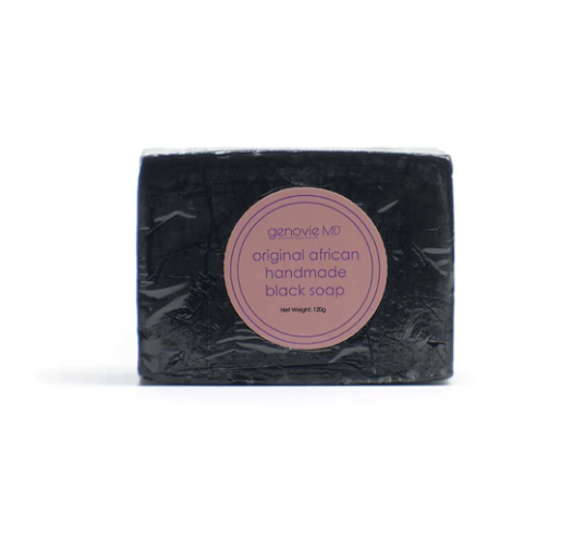 GenovieMD - Wholesale Bar Soap - Original African Black Soap, 120g/bar Reduce Dark Spots0
