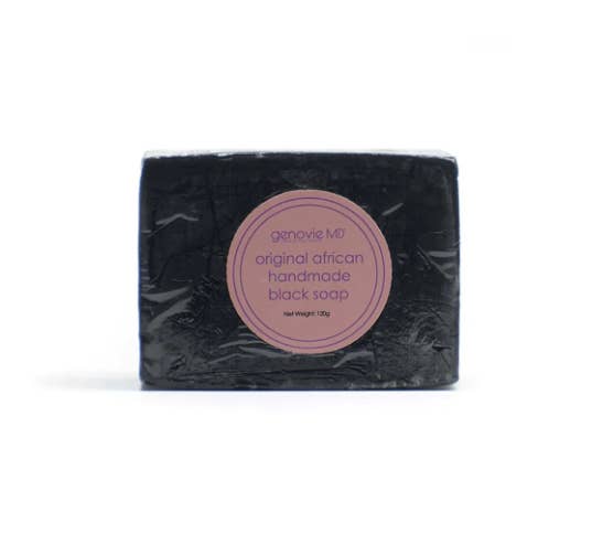 GenovieMD - Wholesale Bar Soap - Original African Black Soap, 120g/bar Reduce Dark Spots