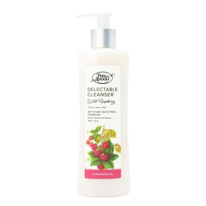 Nettoyant délectable - Framboise sauvage pour la vente par Pure Anada Natural Cosmetics