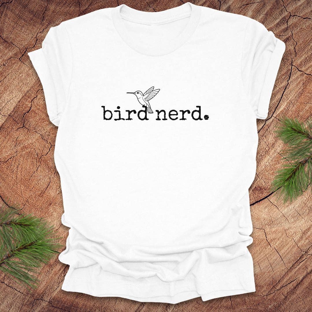Wandering Owl Adventure Co. - Wholesale Screen Printed T-Shirt - Unisex - Simply A Bird Nerd Tee1