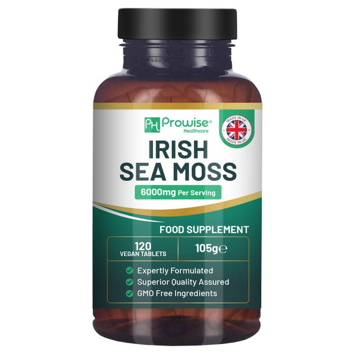Prowise Healthcare - Wholesale Oral Supplement/Vitamin - Irish Sea Moss Tablets High Strength 6000mg