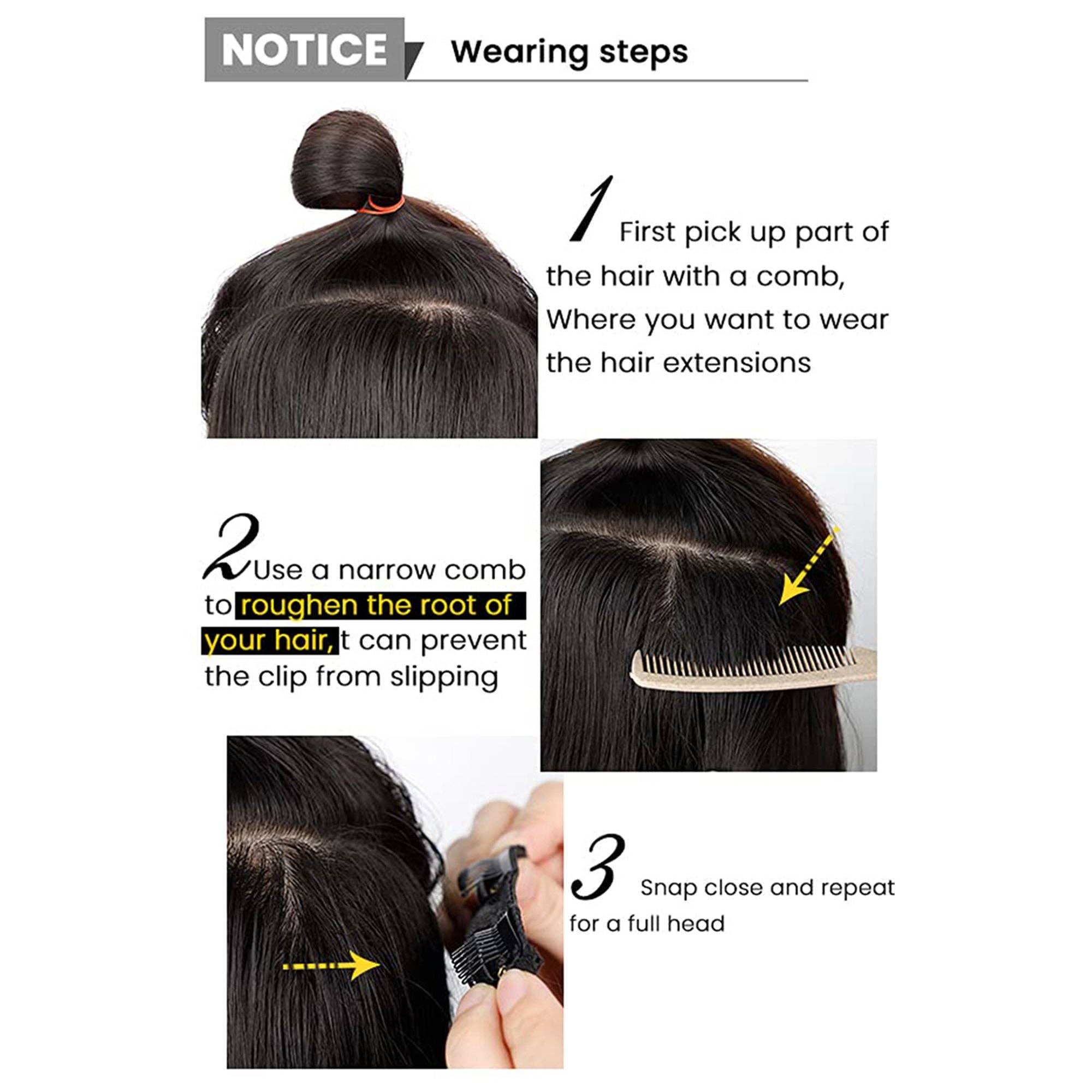 AK Brand - Wholesale Hair Extensions - Long Curly Water Ripple Clip-in Hair Extensions for Women2