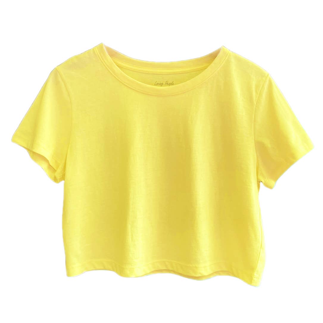 LOVING PEOPLE - Wholesale T-Shirt - Women's - Premium cotton cropped tees5