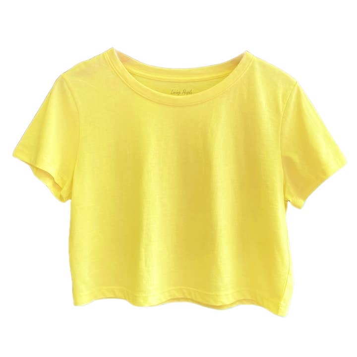 LOVING PEOPLE - Wholesale T-Shirt - Women's - Premium cotton cropped tees5