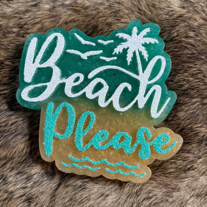 Beach Please Car Freshie for wholesale by AK47 Southern Co.