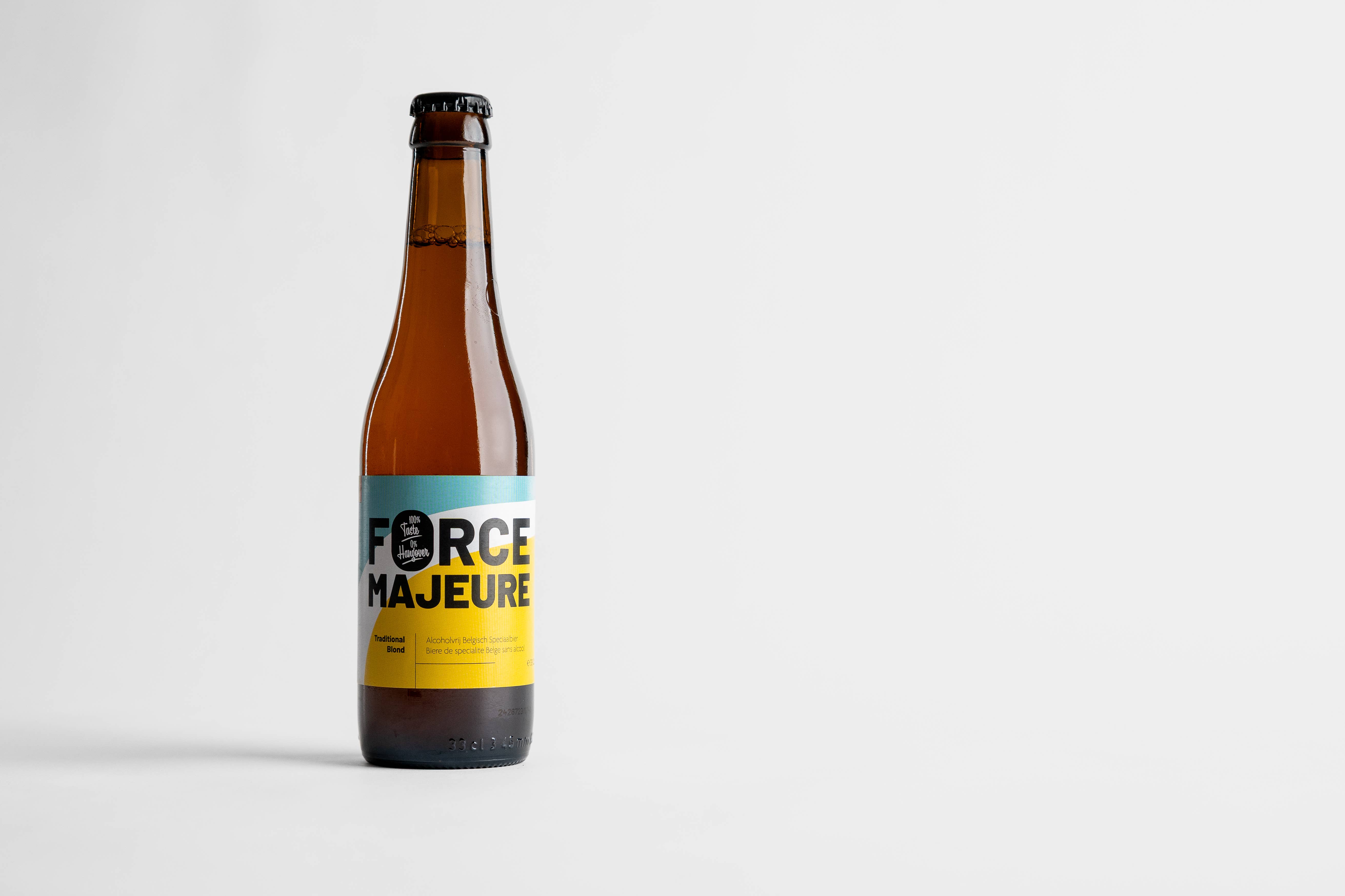 Force Majeure - Wholesale Non-Alcoholic Beer - 24x Force Majeure Traditional Blond2