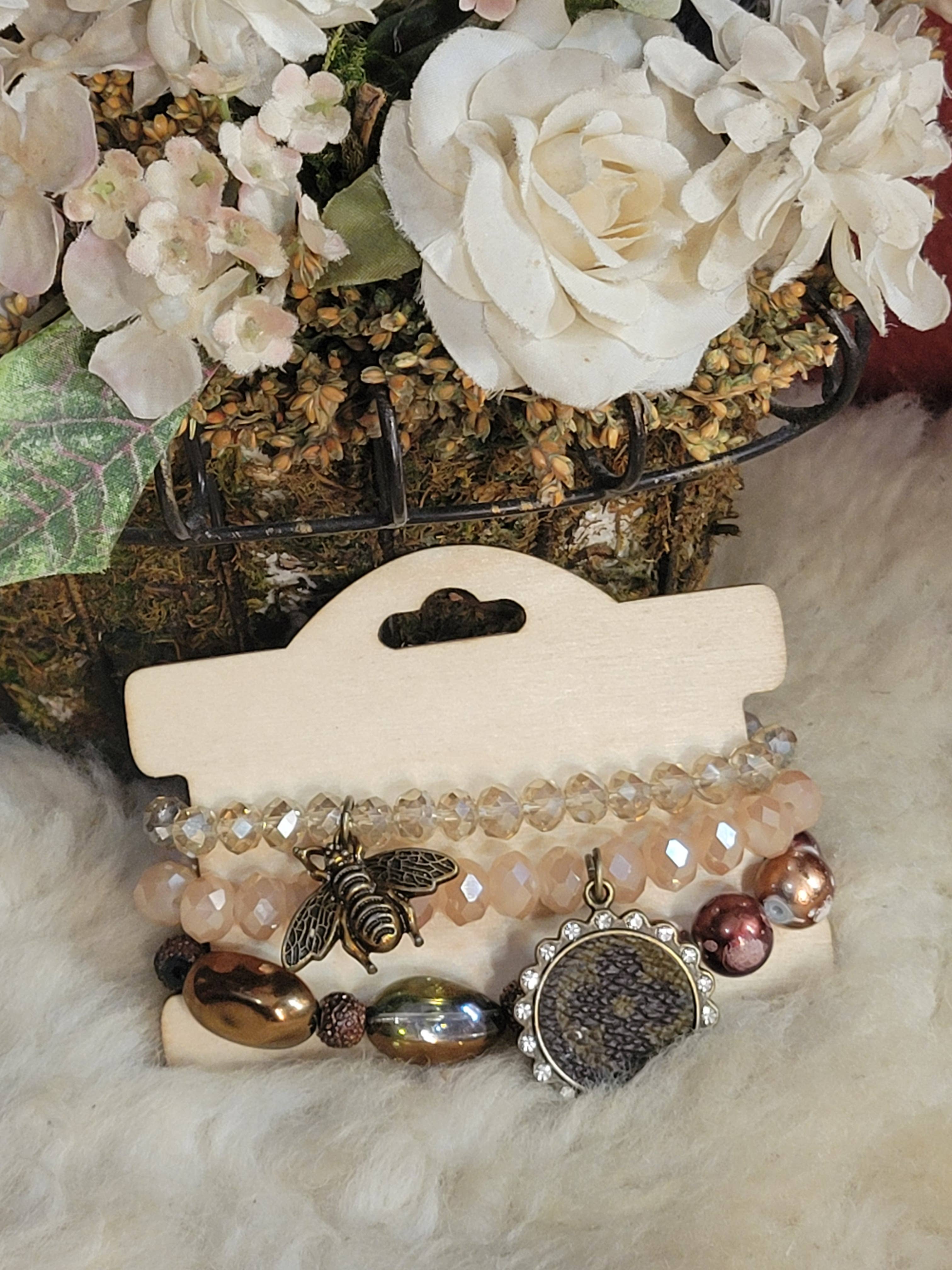 Upcycled Always & Forever accessories - Wholesale Jewelry Set - Upcycled small stacks - last ones available 4