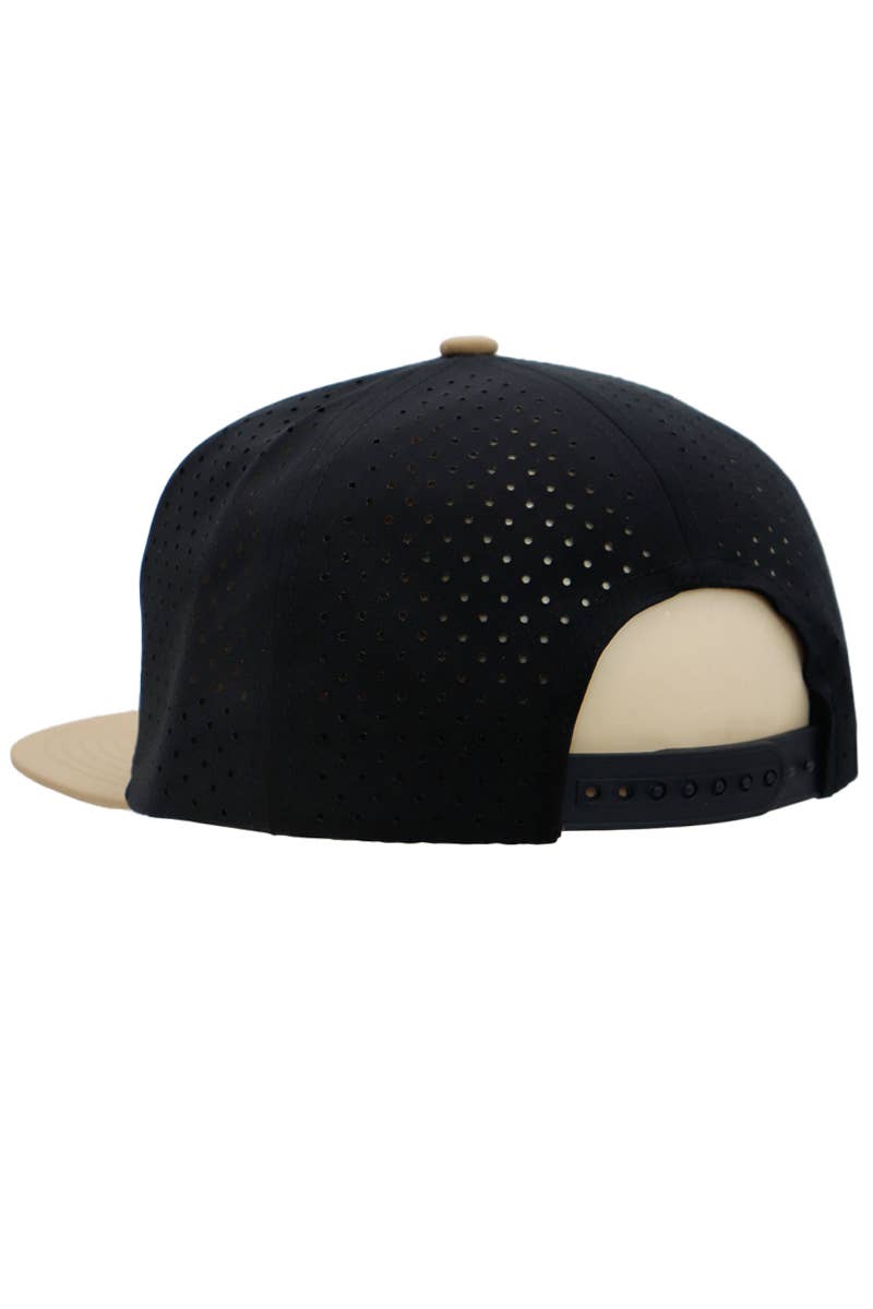 Cap Zone - Wholesale Trucker Hat - Unisex - Two Tone 7 Panel Digital Punch Perforated Snapback3