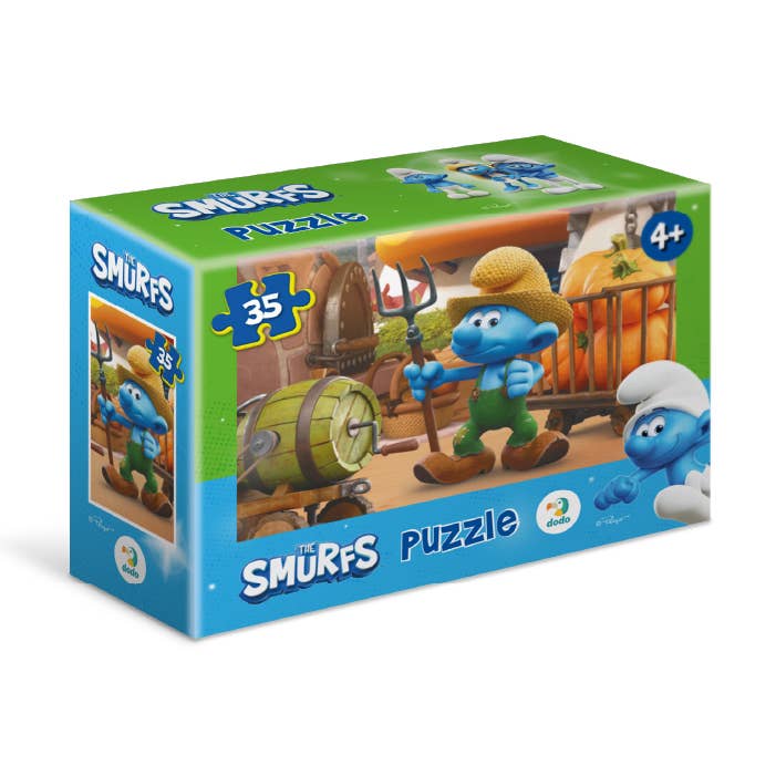 DoDo Brand - Wholesale Puzzle - Kids - Kids & Toddlers Classic Mini Puzzle Smurfs 35 pcs0