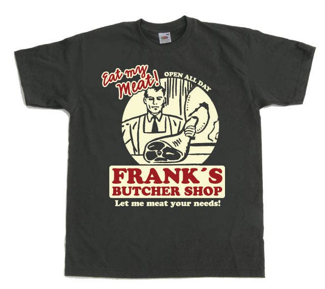 Hybris Production AB – wholesale Screen printed t-shirt – unisex – Frank's Butcher Shop T-Shirt5
