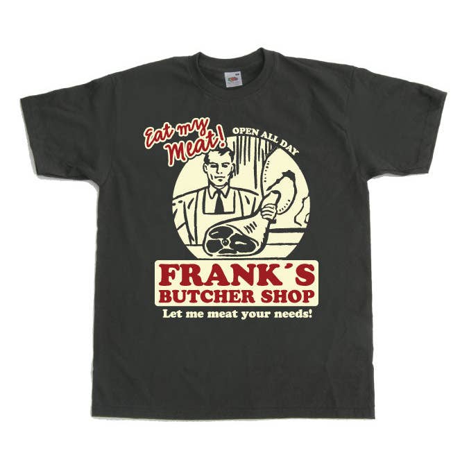 Hybris Production AB – wholesale Screen printed t-shirt – unisex – Frank's Butcher Shop T-Shirt5