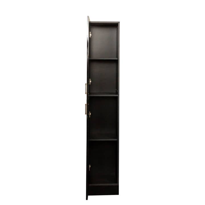 HOMYCASA DESIGN INC - Wholesale Cabinet - Black/White Freestanding Double-Door Storage Cabinet10