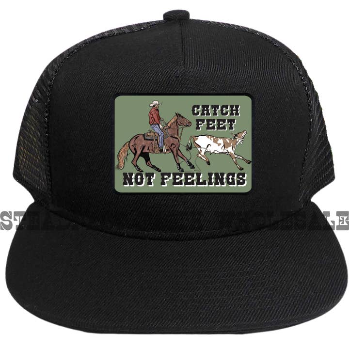 Fånga fötter, inte känslor lappkeps för wholesale av Steadfast Faith Wholesale