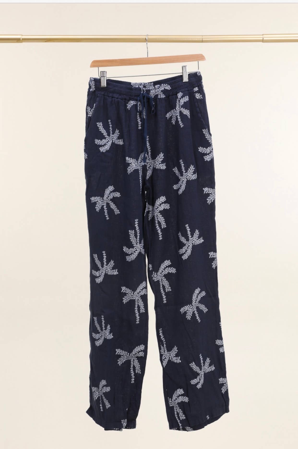 LÉA & LUC - Vente Pantalon – femme - Pantalons imprimé en 100% Lin REF.82184