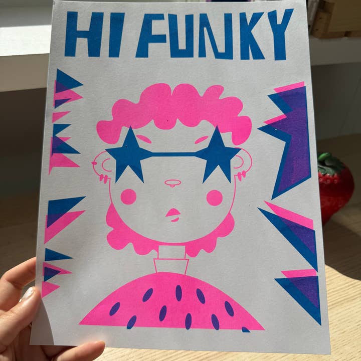 Strwbry Wrld - Wholesale Art Print - Hi Funky Print1