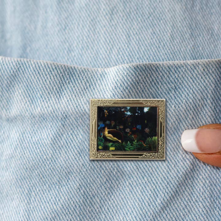 Real Sic – wholesale Lapel pin/button – Art Frame Enamel Lapel Paint Pin - The Dream Art Pin5