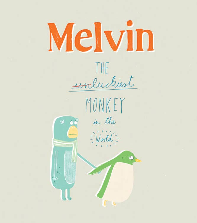 Abrams - Wholesale Preschool Book (3-5) - Melvin: The Luckiest Monkey in the World0
